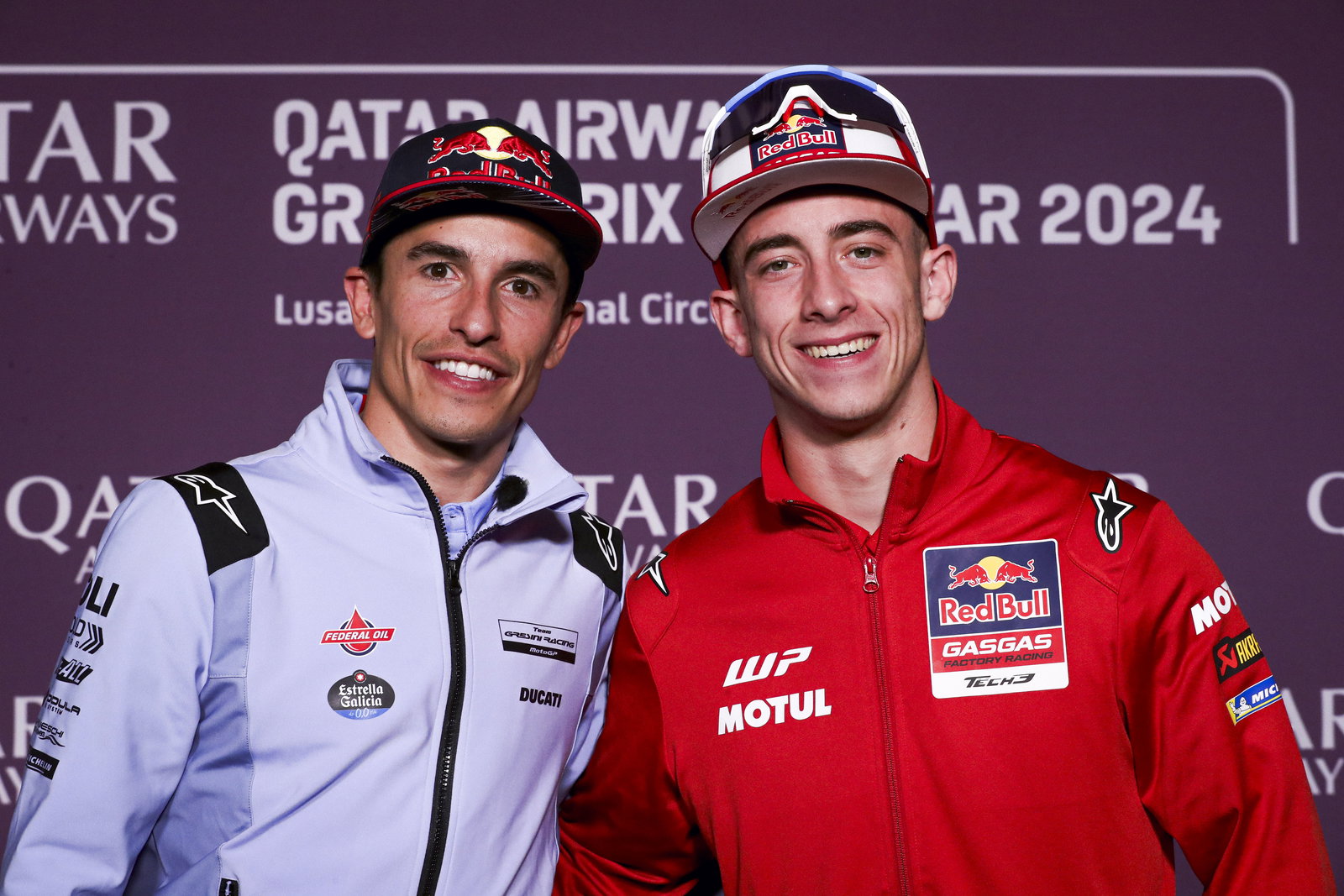 Marc Marquez and Pedro Acosta